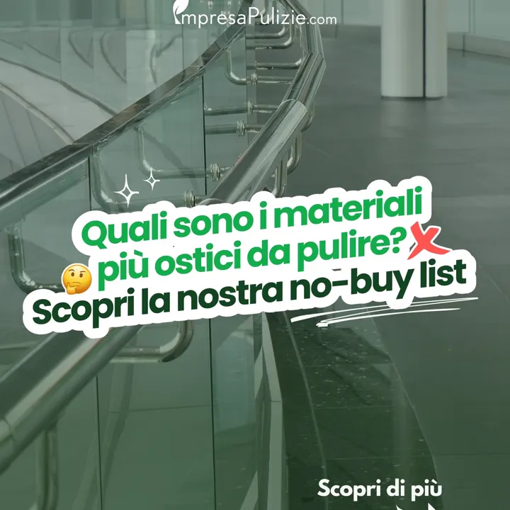 Vetro con gli aloni, inox graffiato, moquette che nasconde di tutto…