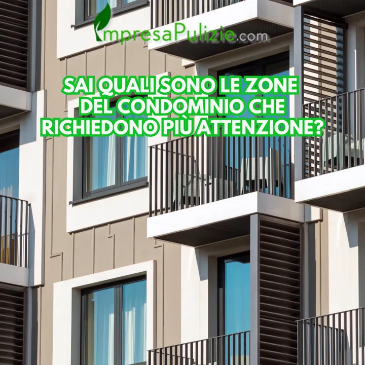 Sai quali sono le zone del condominio che richiedono più attenzione?
